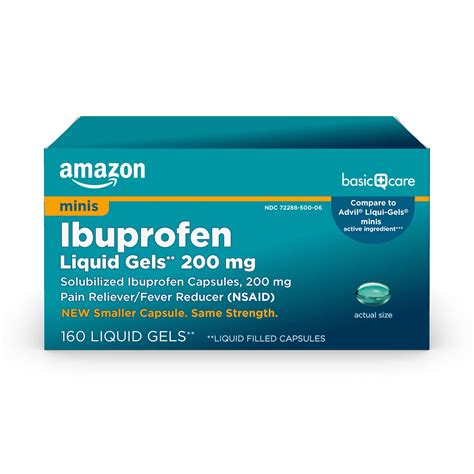Ibuprofen Liquid Mini Gels 160 ct (Comparable to Advil Mini Gels) - 160 ...