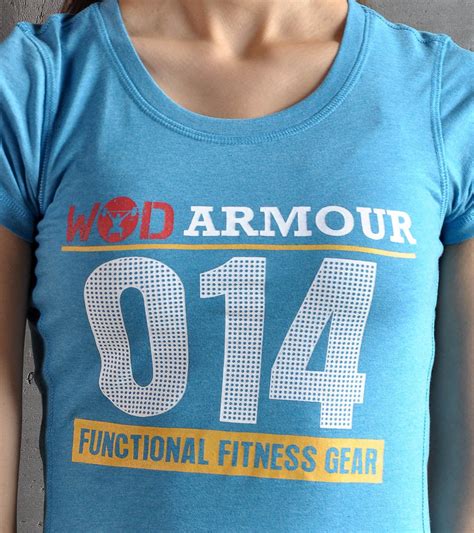 Women's WOD 14 Graphic Training T-shirt (Dodger Blue) – wodarmour