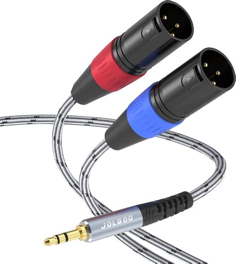 Tisino 3,5 mm auf XLR-Kabel Stereo Cable,1/8 Zoll Mini Jack auf 2 XLR,Male Y Splitter ...