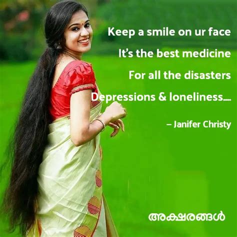 Keep a smile on ur face I... | Quotes & Writings by Janifer Christy ...