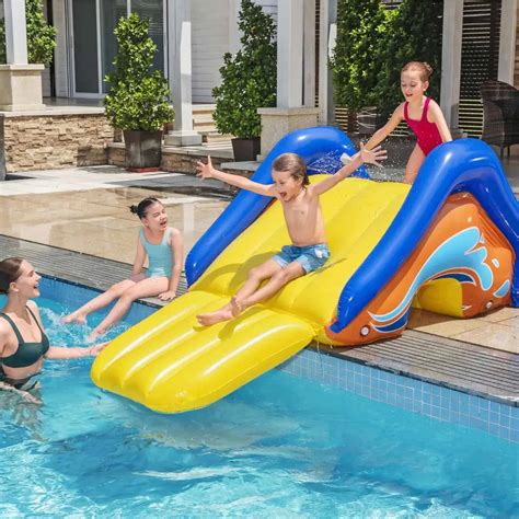 Bestway H2OGO! Giant Inflatable Outdoor Pool Water Slide With Built-in ...