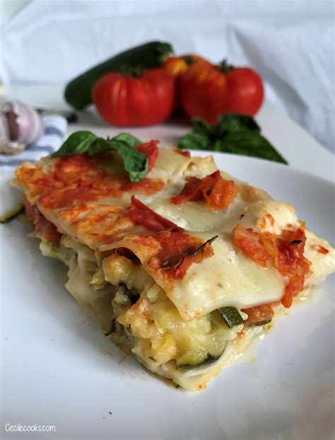 lasagnes végétariennes courgettes