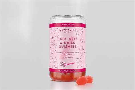 Myprotein charitable boob-shaped Hair, Skin & Nails Gummies