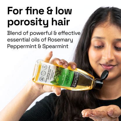 Buy Soulflower Rosemary Mint Hair Oil for Hair Fall Control 225ml ...