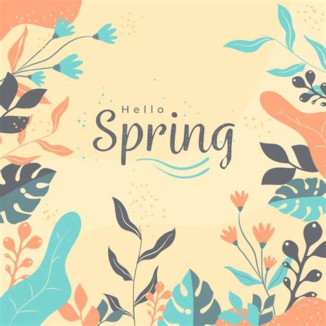 Image result for Hello Spring Colorful