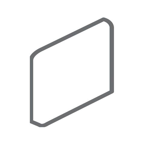 Interceramic Pure Cobalt Ceramic Bullnose Tile (Common: 4-in x 4-in ...