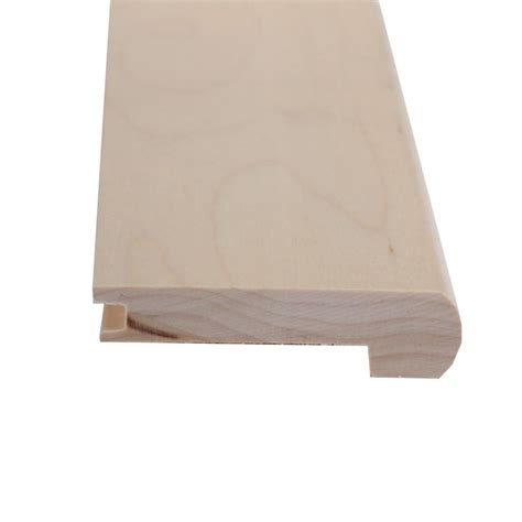 Flexco Solid Wood Stair Nose 2-in x 78-in x 0.375-in Natural ...
