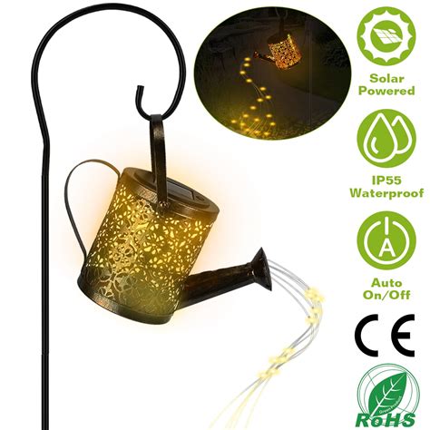 Image result for Watering Can Solar String Lights