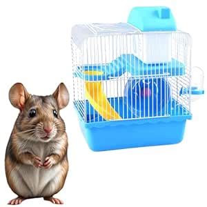 Sage Square Hamster Cage- Spacious & Durable Habitat for Small Pets ...