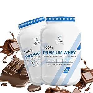 Zedon Nutrition Premium 100% Whey Isolate Protein Source, Lean Muscle ...