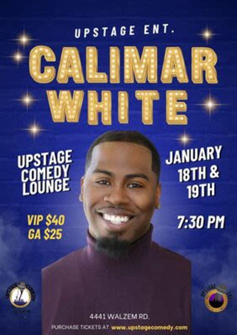 Calimar White, Houston, 7 January 2025 | AllEvents