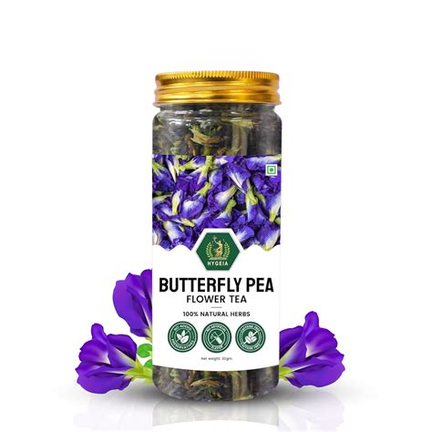 HYGEIA Butterfly Pea Flower Tea | 100% Natural Herbal Detox | Super ...