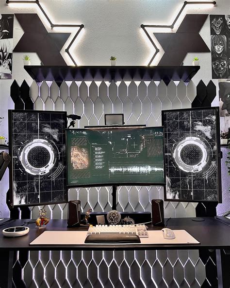 Gaming Computer Desk Setup 的图像结果