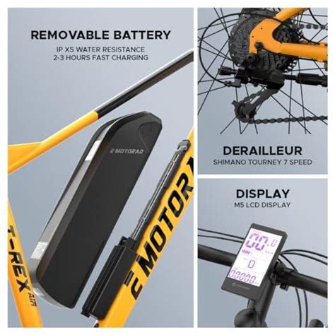 Emotorad T-Rex Air Electric Cycle 29 Sundown Yellow | Riders Inc