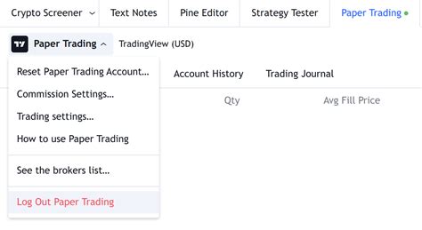 Image result for How to Disconect Paper Trading From Trading View