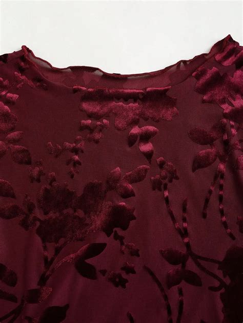 Burgundy Sheer Tank Top | Savana | Bestsellers