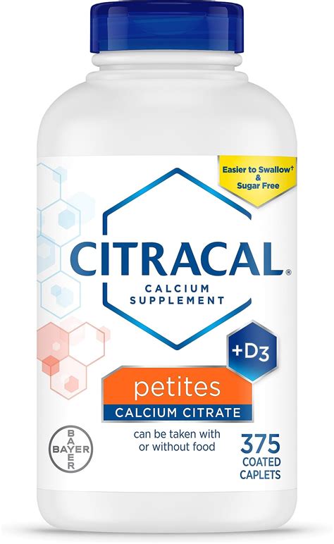Amazon.com: Citracal - Calcium Citrate with Vitamin D3 - 2 Bottles, 280 ...