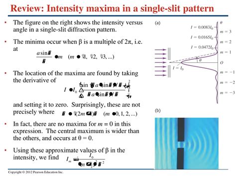 Image result for Intensity in Single Slit Diffraction