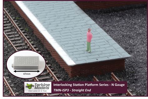 Width Of N Scale Platform Station