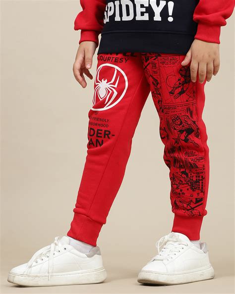 Spiderman Printed Regular Fit Jogger For Boys – Kidsville