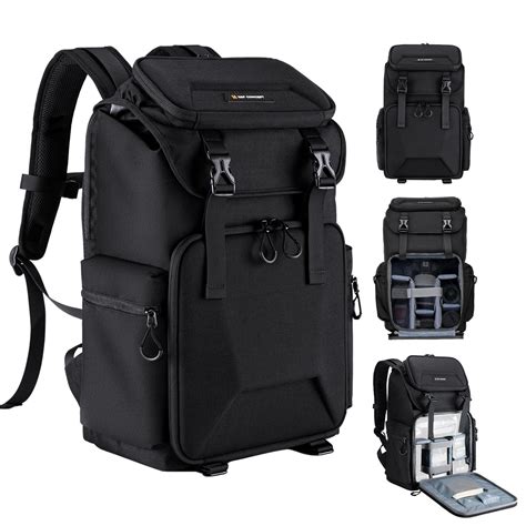 K&F Concept Camera Backpack, Hard Shell Camera Bag, Large Capacity ...