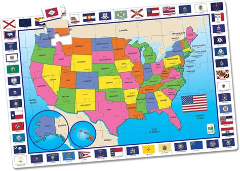 Buy The Learning Journey: Jumbo Floor Puzzles - USA Map - Extra Large ...