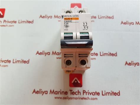 Merlin Gerin Multi 9 C60Hc C20 Circuit Breaker 415V~ – Aeliya Marine Tech