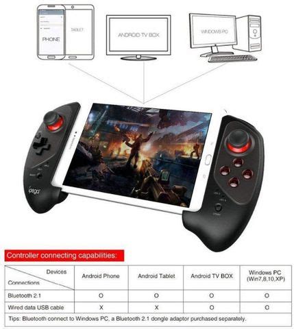 ipega PG-9083 Bluetooth Wireless Gamepad Telescopic Game Controller for ...