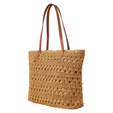 Buy Brown Classic Raffia Shoulder Beach Bag - Accessorize India