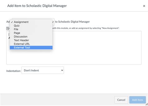 How do I add Scholastic Digital Manager to a course in Canvas ...