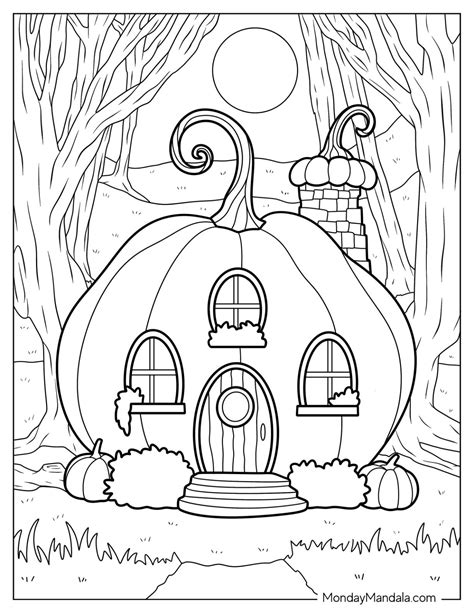 Coloring Pages Pumpkin Patch