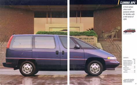 Рекламные Материалы '90 — '94 — Chevrolet Lumina APV & Pontiac Trans ...