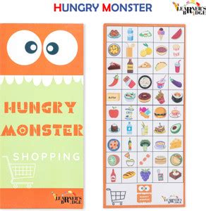 Learner's Bridge Hungry Monster Shopping cart for kids to play break ...