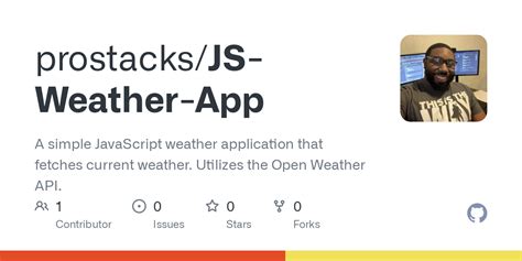 JavaScript Weather App Project 的图像结果