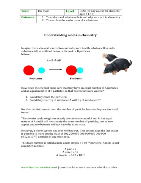 Chemistry Moles Explained 的图像结果