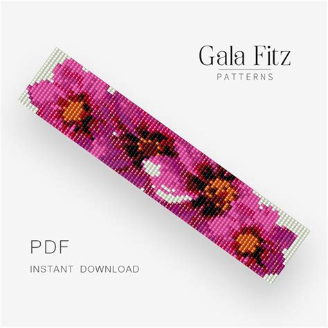 Image result for Simple Bead Loom Flower Patterns