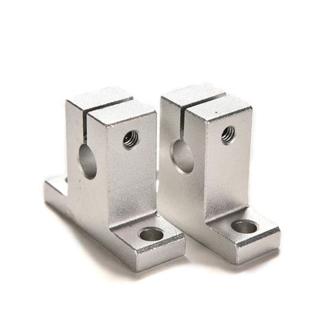 AST Works 2 Pcs SK8 8mm Bearing CNC Aluminum Linear Rail Shaft Guide ...