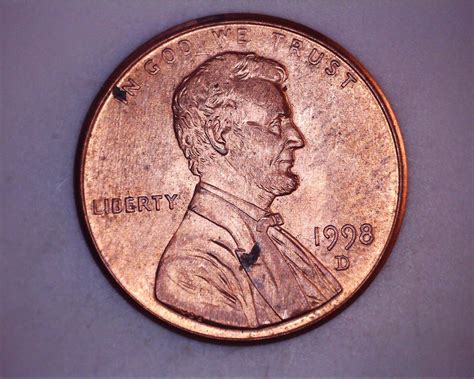 1998 D Lincoln Penny With Crooked Awning Above Lincoln - Coin Community ...