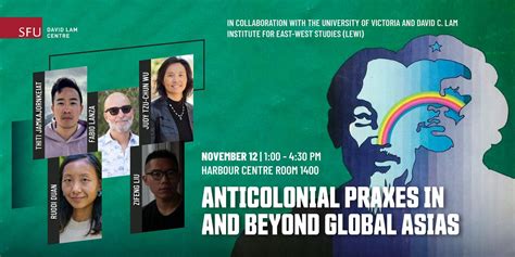 Anticolonial Praxes In and Beyond Global Asias, Harbour Centre - Room ...