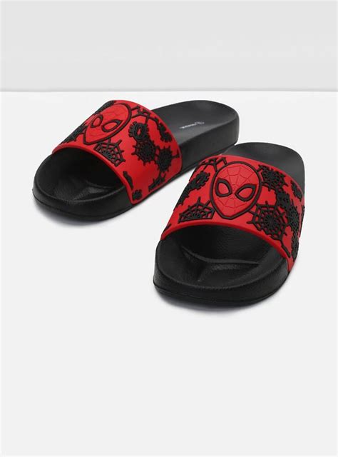 Buy Boys 3D Spiderman Character Slide Sandals Online at just Rs. 499.0 ...