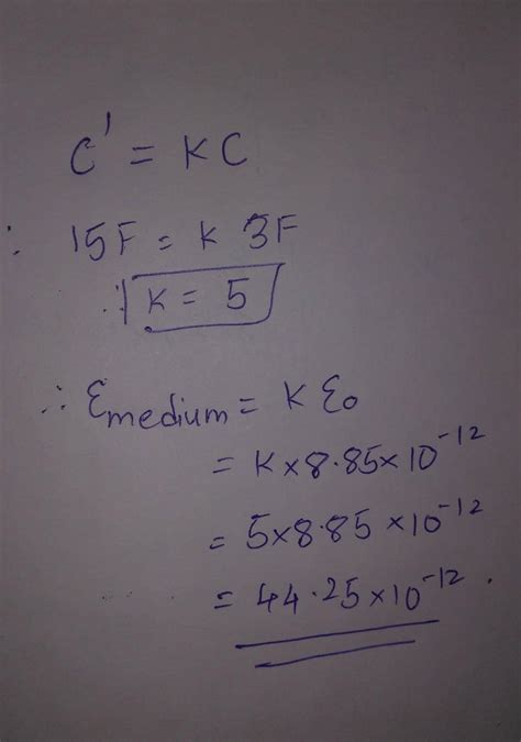 The capacitance of a parallel plate capacitor with air as medium is 3?F ...