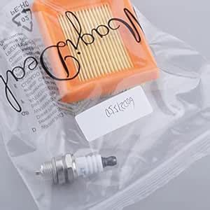 Air Filter Spark Plug Kit for Stihl FS120 FS200 FS250 String Trimmer ...