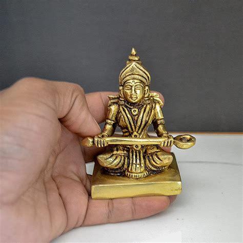 Buy Online Brass Goddess Devi Annapurna Statue– CraftVatika