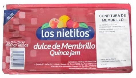 Dulce de Membrillo Los Nietitos 24 400g - Productos Argentinos - Region ...