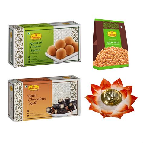 Haldiram's Nagpur Roasted Chana Ladoo 250g, Kaju Chocolate Roll, Tasty ...