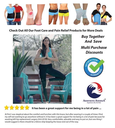 Buy ARMSTRONG AMERIKA Hip Stabilizer and Groin Brace - Most Comfortable ...