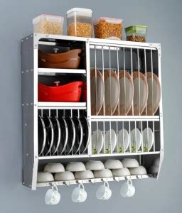 Winstar Utensil Kitchen Rack Steel Stainless Steel Sheet Wall Mount ...