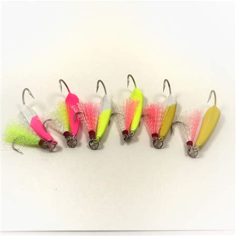 Buy Pompano Jigs Goofy Jigs Variety 6-Pack Ringed with Teasers Online ...