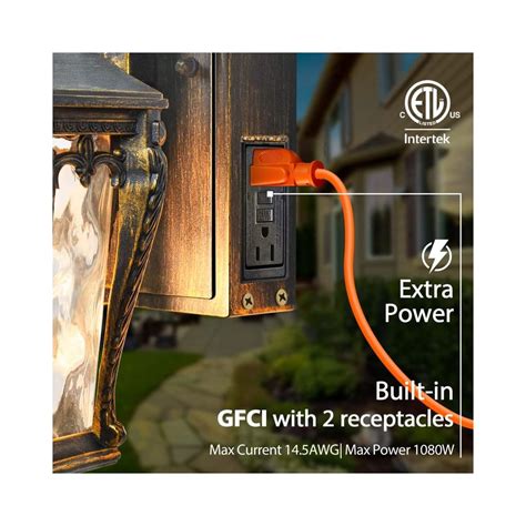 Buy Outdoor Wall Porch Lights Fixture with Outlet,Waterproof Dusk to ...