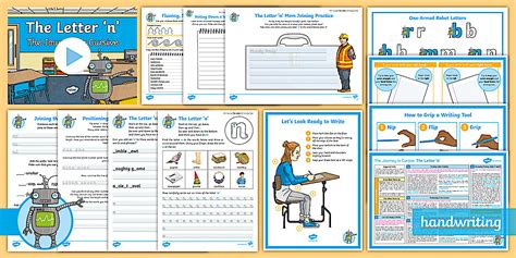 Cursive 'n' | Handwriting Resources (teacher made) - Twinkl